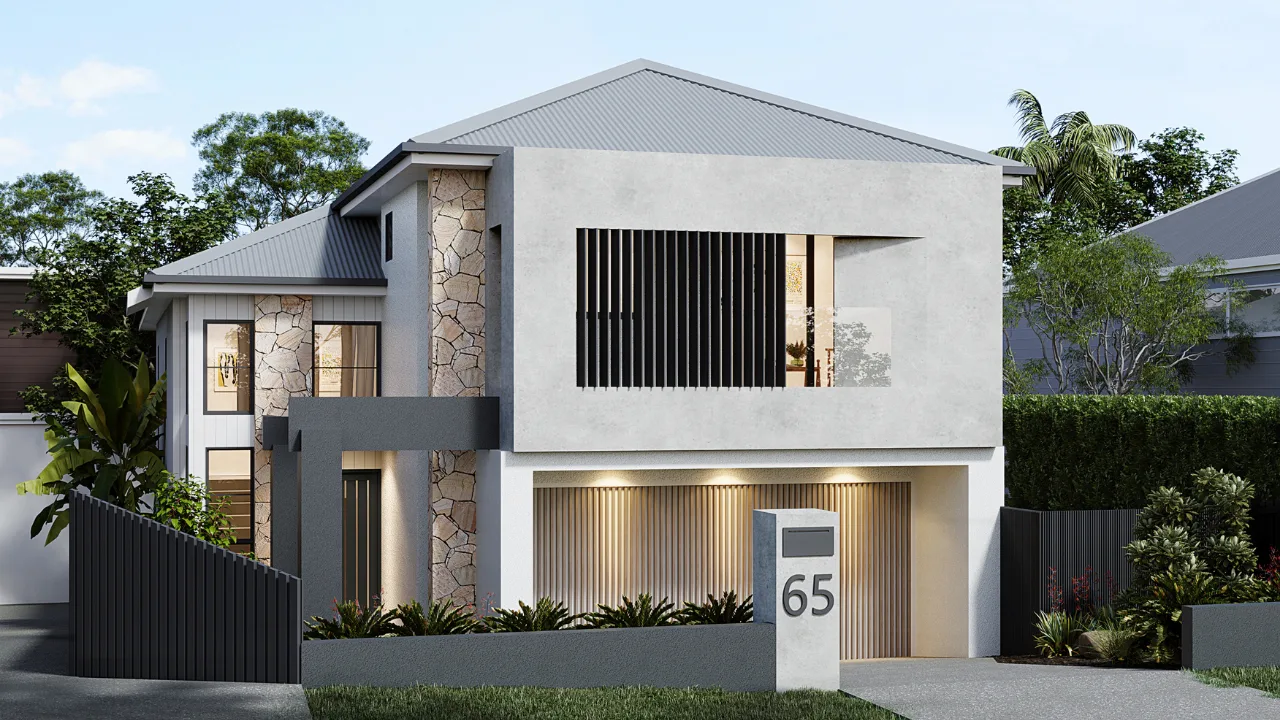 Bulimba QLD - AFTER labelled